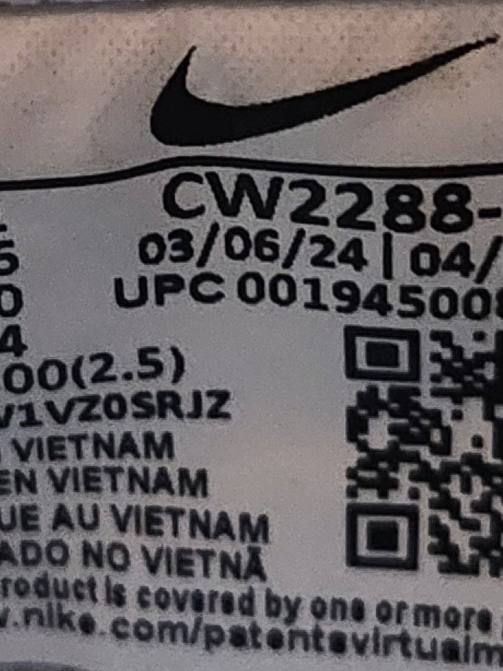 Nike AF1 Inspired Men's White Leather Sneakers - Picture 5 of 5